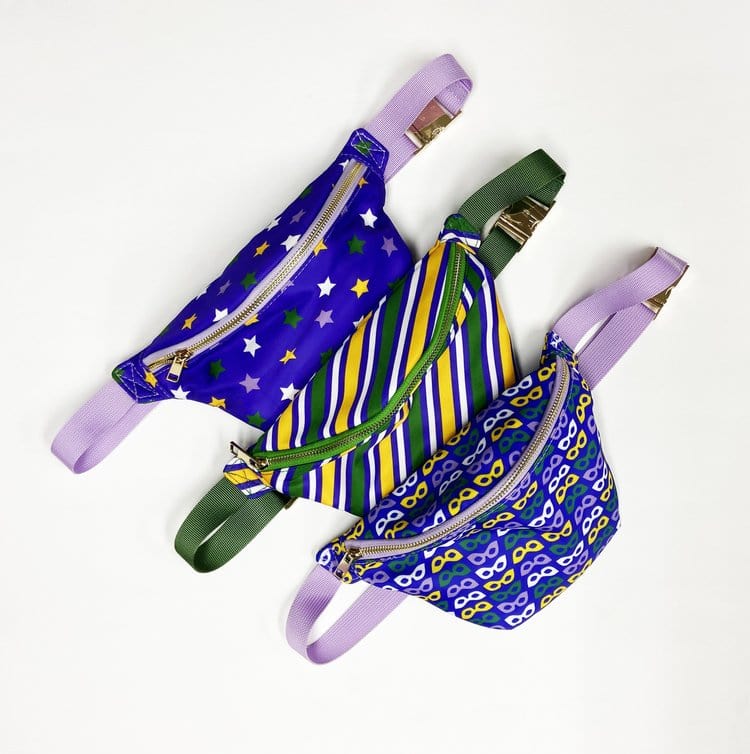 Bon Temps Boutique Bon Temps Boutique Mardi Gras Stars Fanny Pack - Little Miss Muffin Children & Home