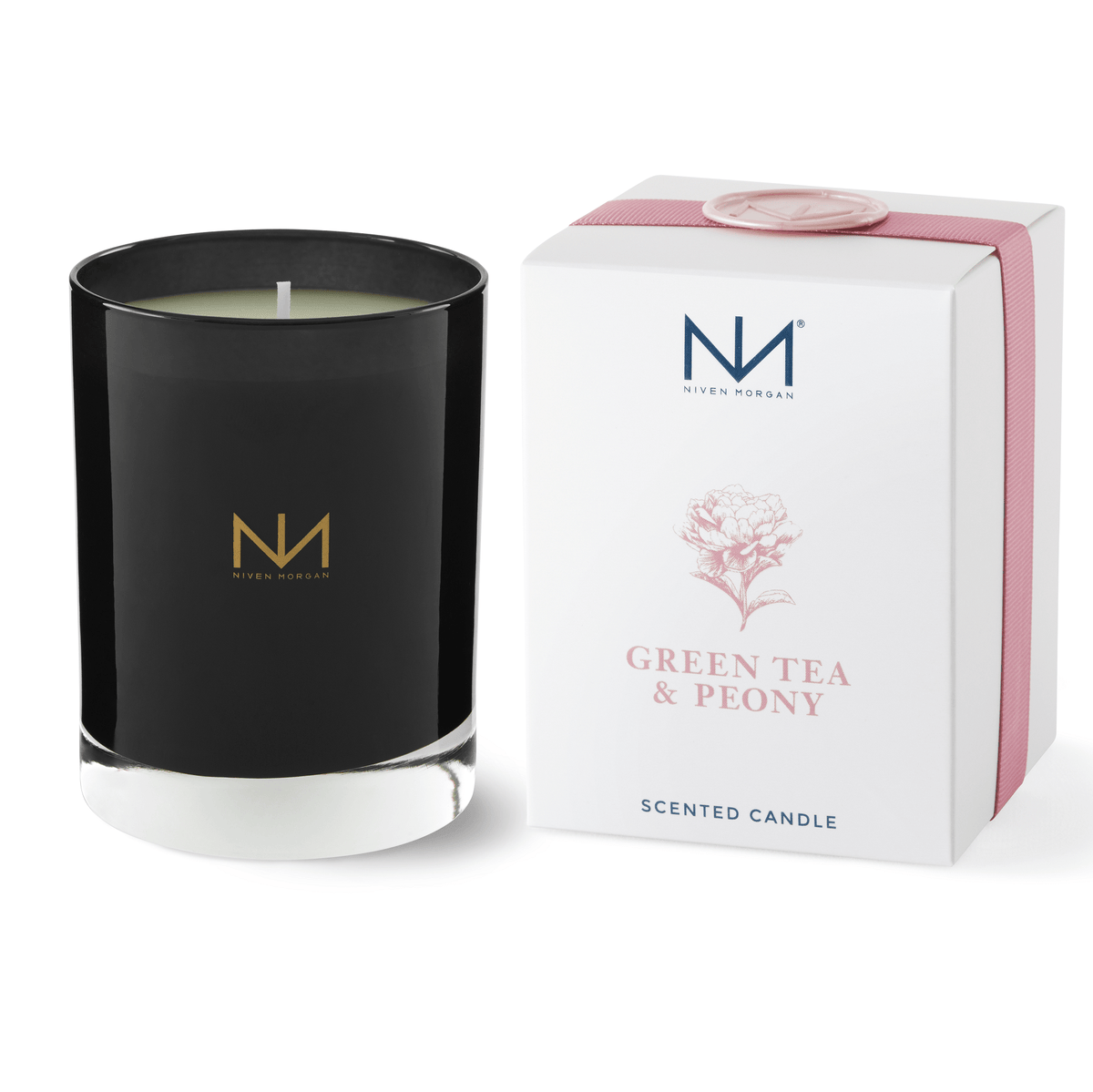 Niven Morgan Niven Morgan Green Tea & Peony Candle - Little Miss Muffin Children & Home