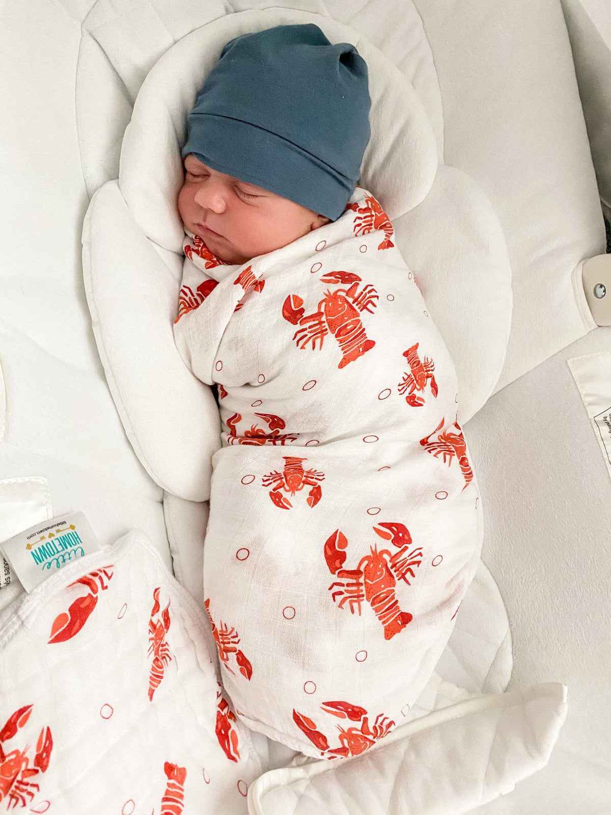 Little Hometown - Little Hometown Crawfish Swaddle Blanket - Little Miss Muffin Children & Home