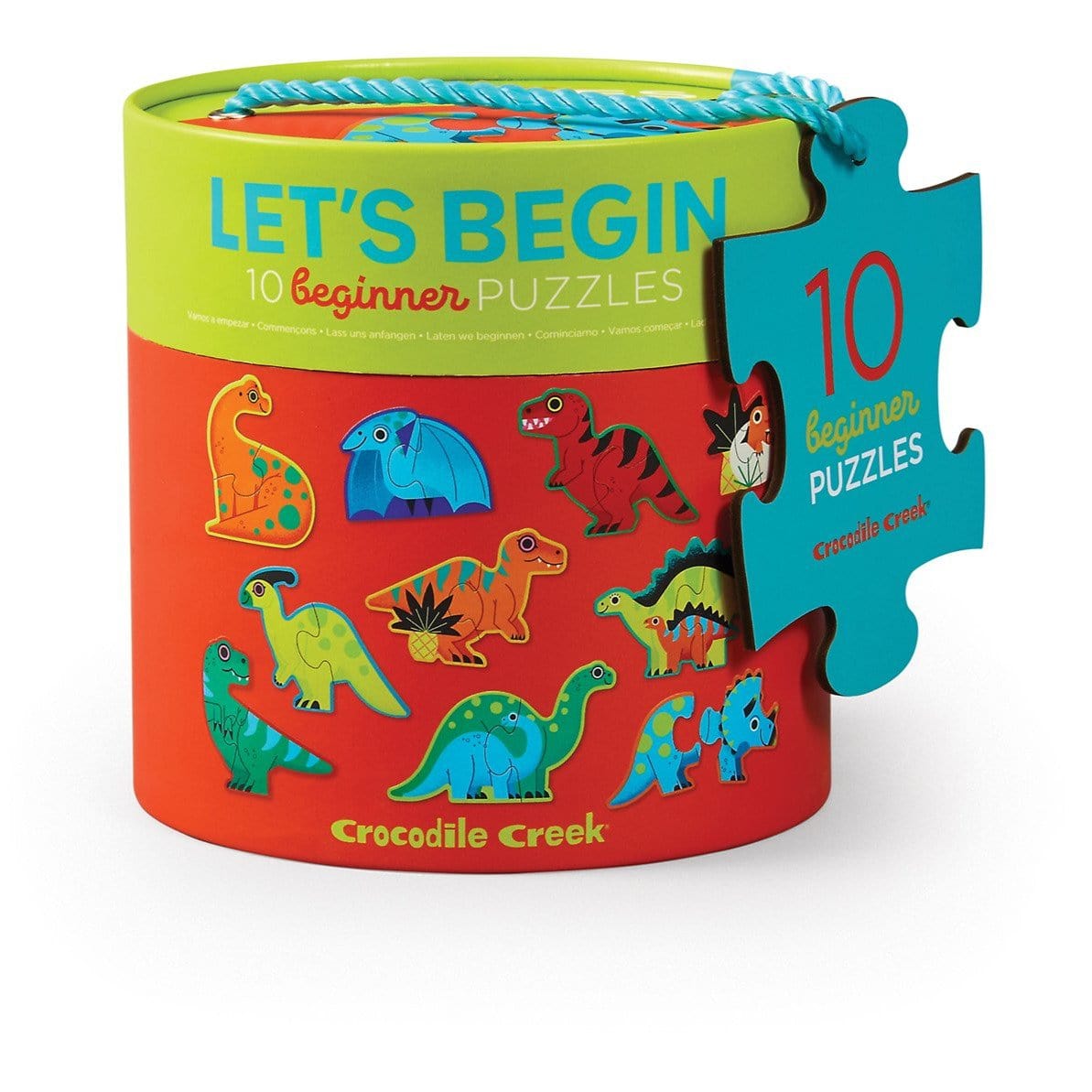 CRC - Crocodile Creek Crocodile Creek Let's Begin Dinosaurs Puzzles - Little Miss Muffin Children & Home