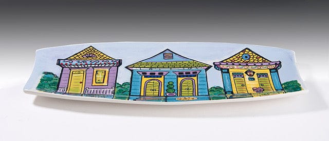 Youngberg & Co Inc Youngberg & Co Dana Wittman Ceramic Shotgun House Tray - Little Miss Muffin Children & Home