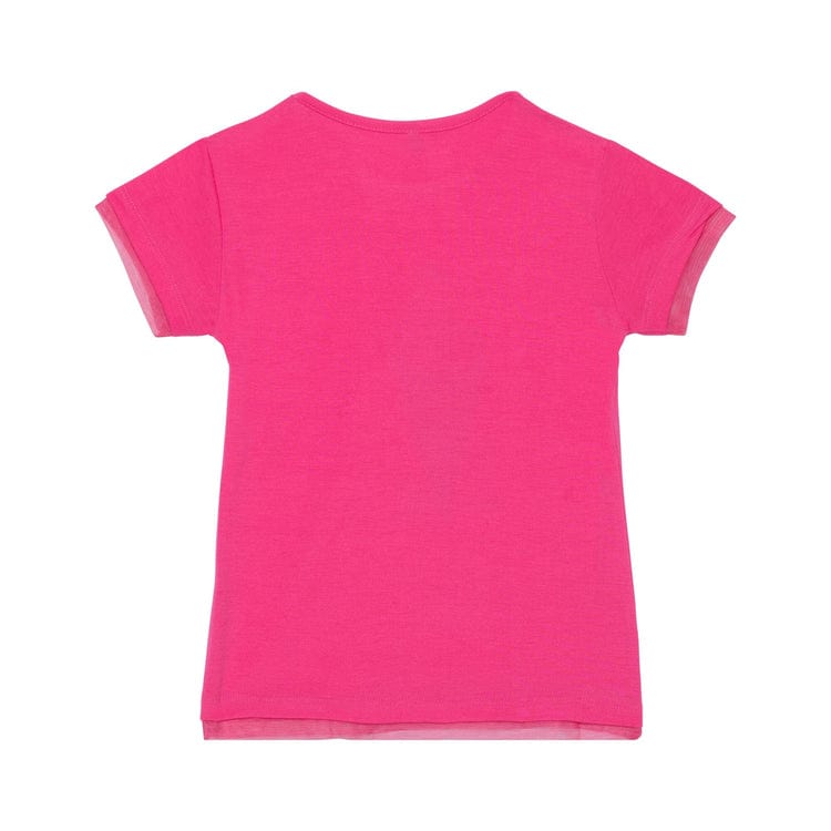 DEUX PAR DEUX Deux Par Deux Short Sleeve Top With Graphic - Little Miss Muffin Children & Home