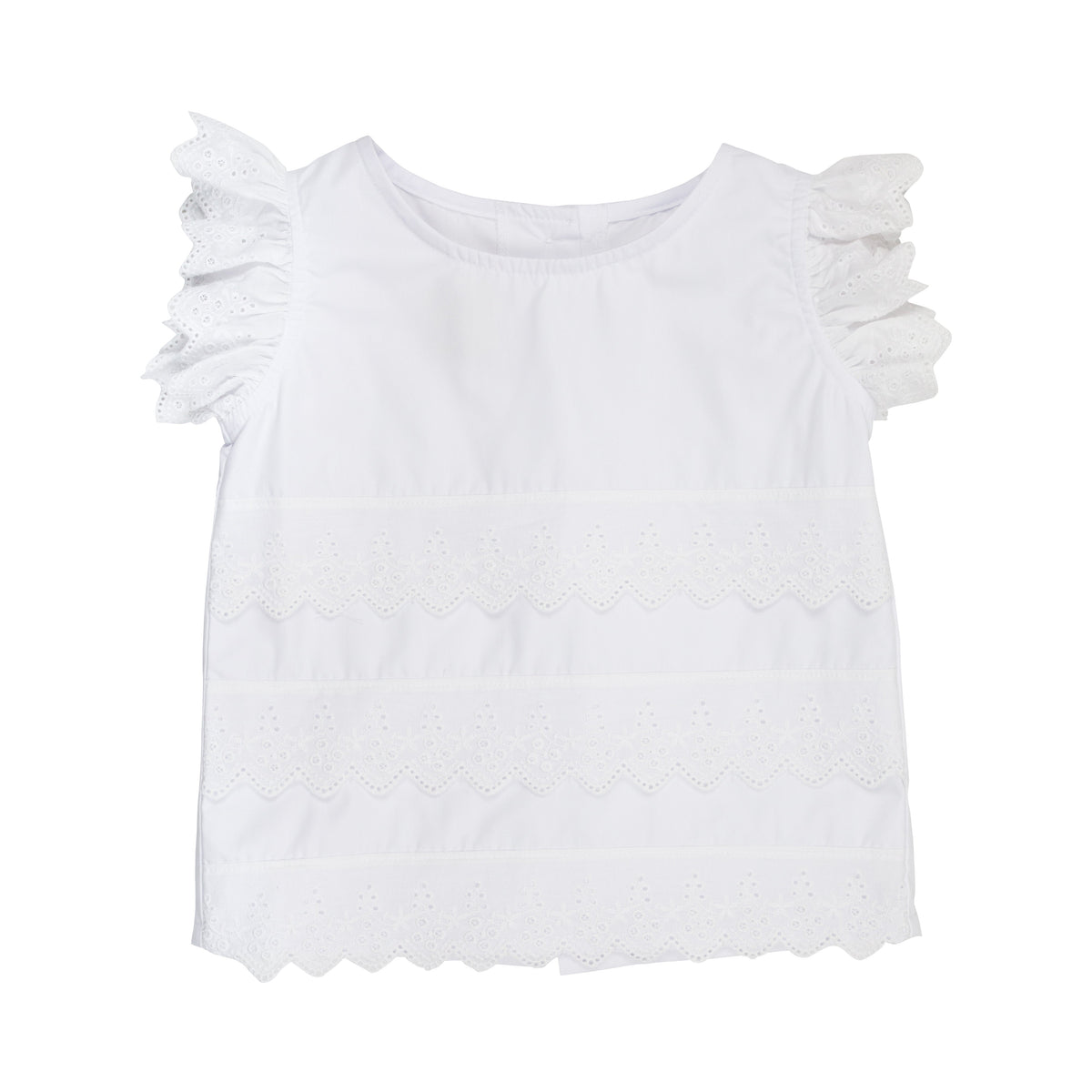 Beaufort Bonnet Company Beaufort Bonnet Company Ellie's Eyelet Top - Little Miss Muffin Children & Home