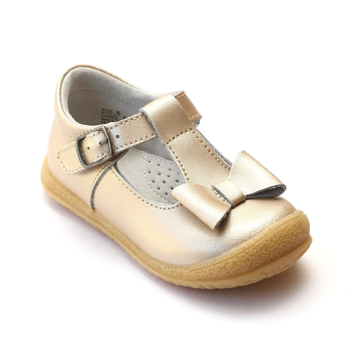 L'amour - L'Amour Girls T Strap Bow Mary Jane - Little Miss Muffin Children & Home