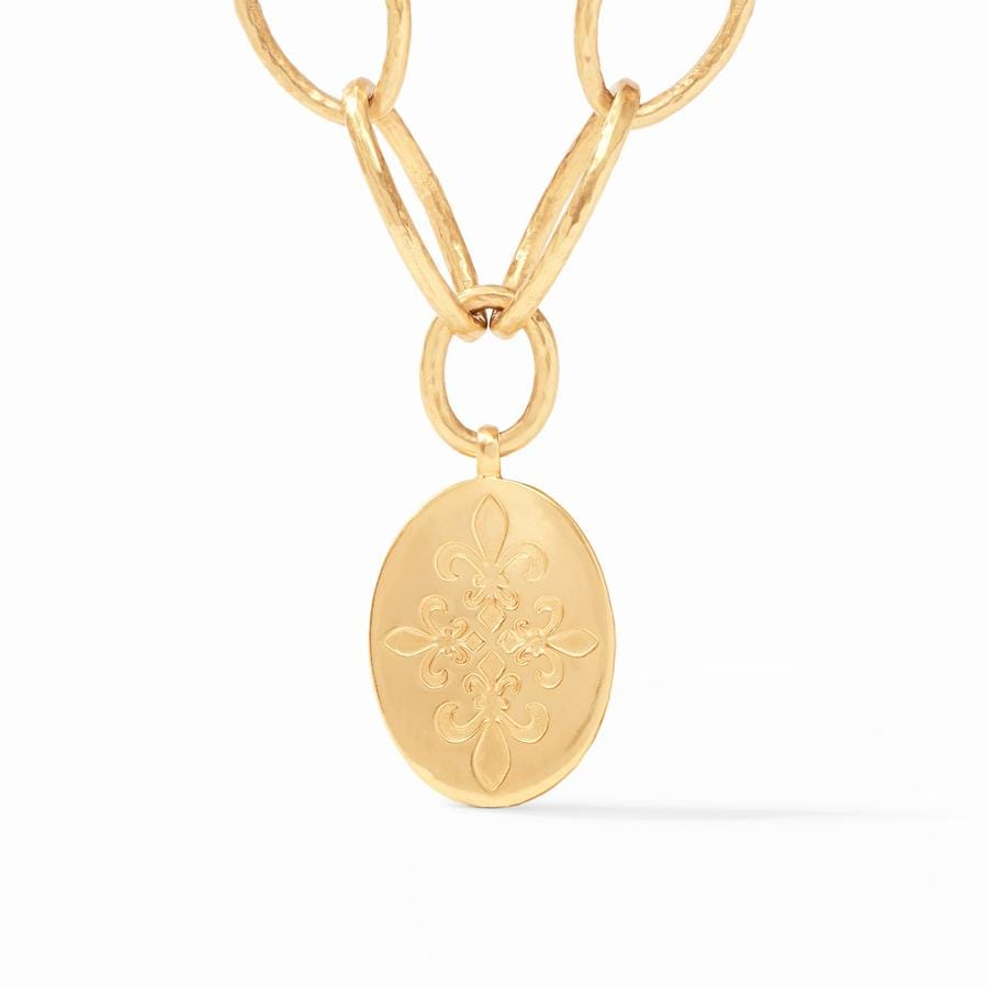 Julie Vos Julie Vos Fleur de Lis Statement Necklace - Little Miss Muffin Children & Home