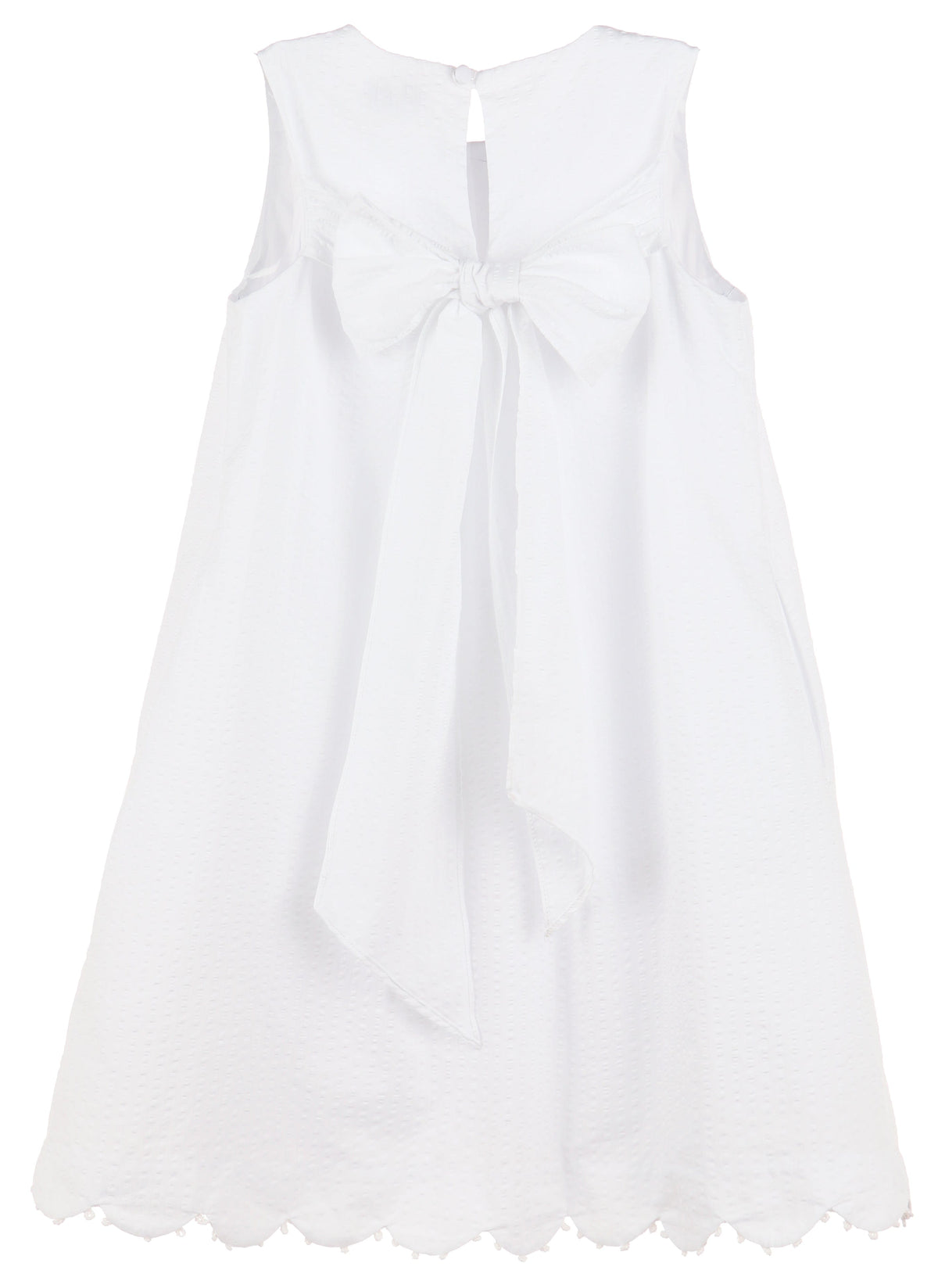 Casero Casero Scalloped Swing Dress - Little Miss Muffin Children & Home