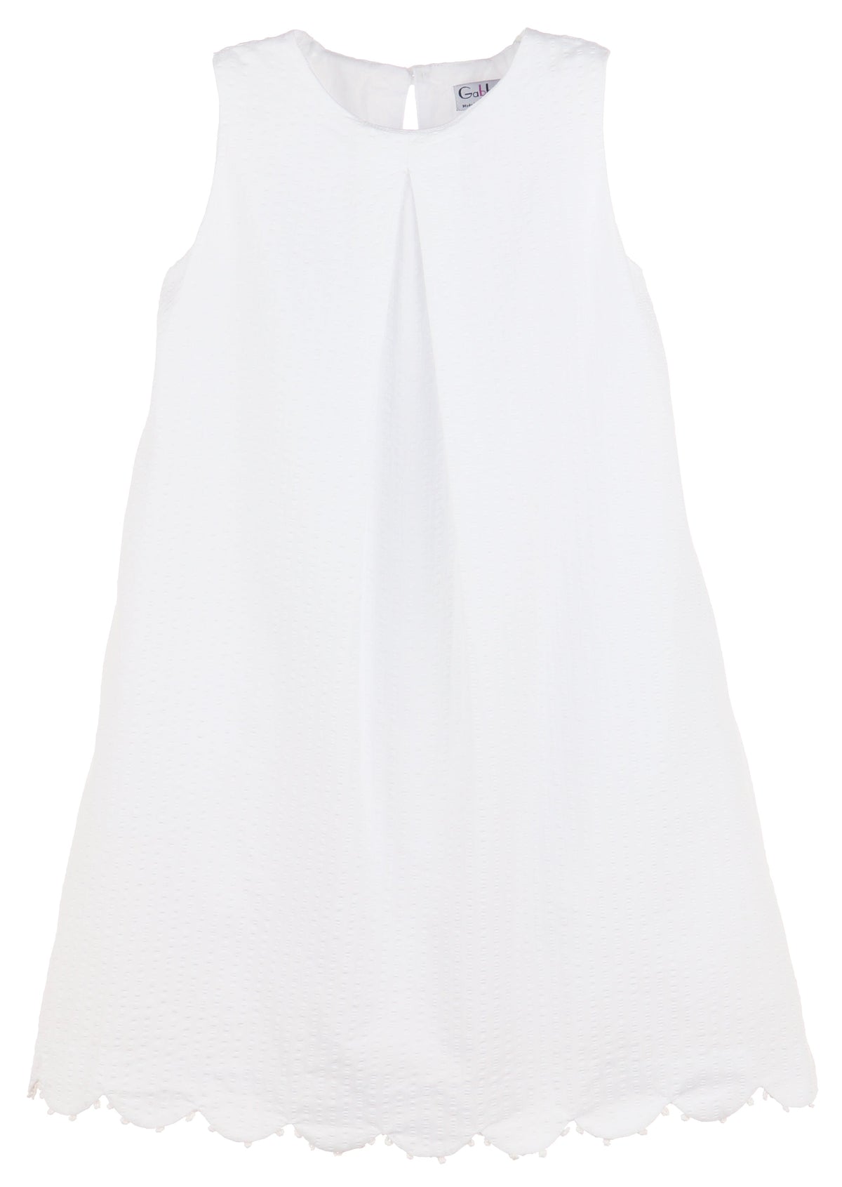 Casero Casero Scalloped Swing Dress - Little Miss Muffin Children & Home