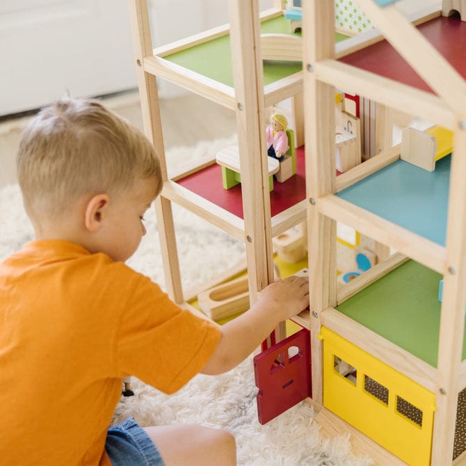 Melissa & Doug Melissa & Doug Hi-Rise Dollhouse - Little Miss Muffin Children & Home