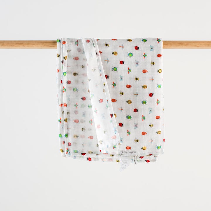 NOLA Tawk Nola Tawk Snug As A Bug Muslin Swaddle Blanket - Little Miss Muffin Children & Home