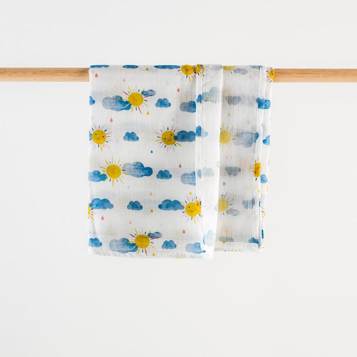 Nola Tawk Nola Tawk Muslin Swaddle Blanket You Are My Sunshine - Little Miss Muffin Children & Home