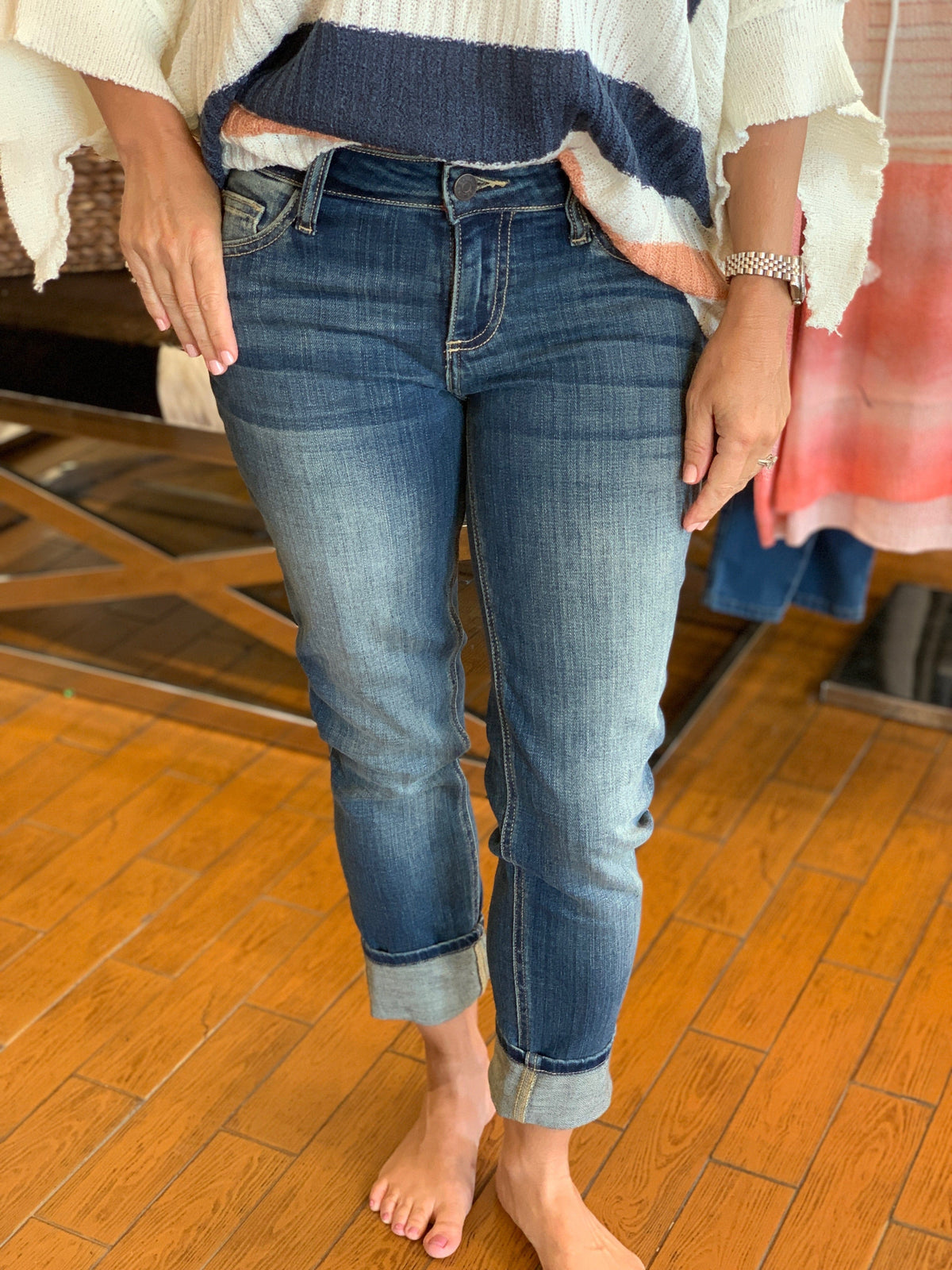 Cello - Cello Boyfriend Cuff Jeans - Little Miss Muffin Children & Home