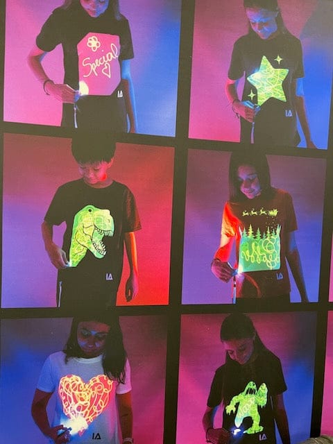 Illuminated Apparel Illuminated Apparel Sparkling Star Interactive Glow T-Shirt - Little Miss Muffin Children & Home