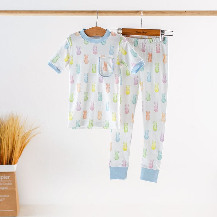 Nola Tawk Nola Tawk Hoppy Easter Organic Cotton Pajama Set - Little Miss Muffin Children & Home