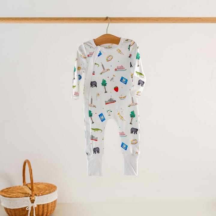 Nola Tawk Nola Tawk Louisiana Kids Organic Muslin Pajama - Little Miss Muffin Children & Home