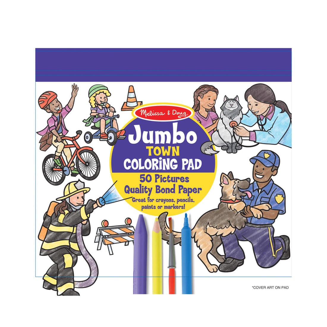 Melissa & Doug Melissa & Doug Jumbo Coloring Pad - Little Miss Muffin Children & Home