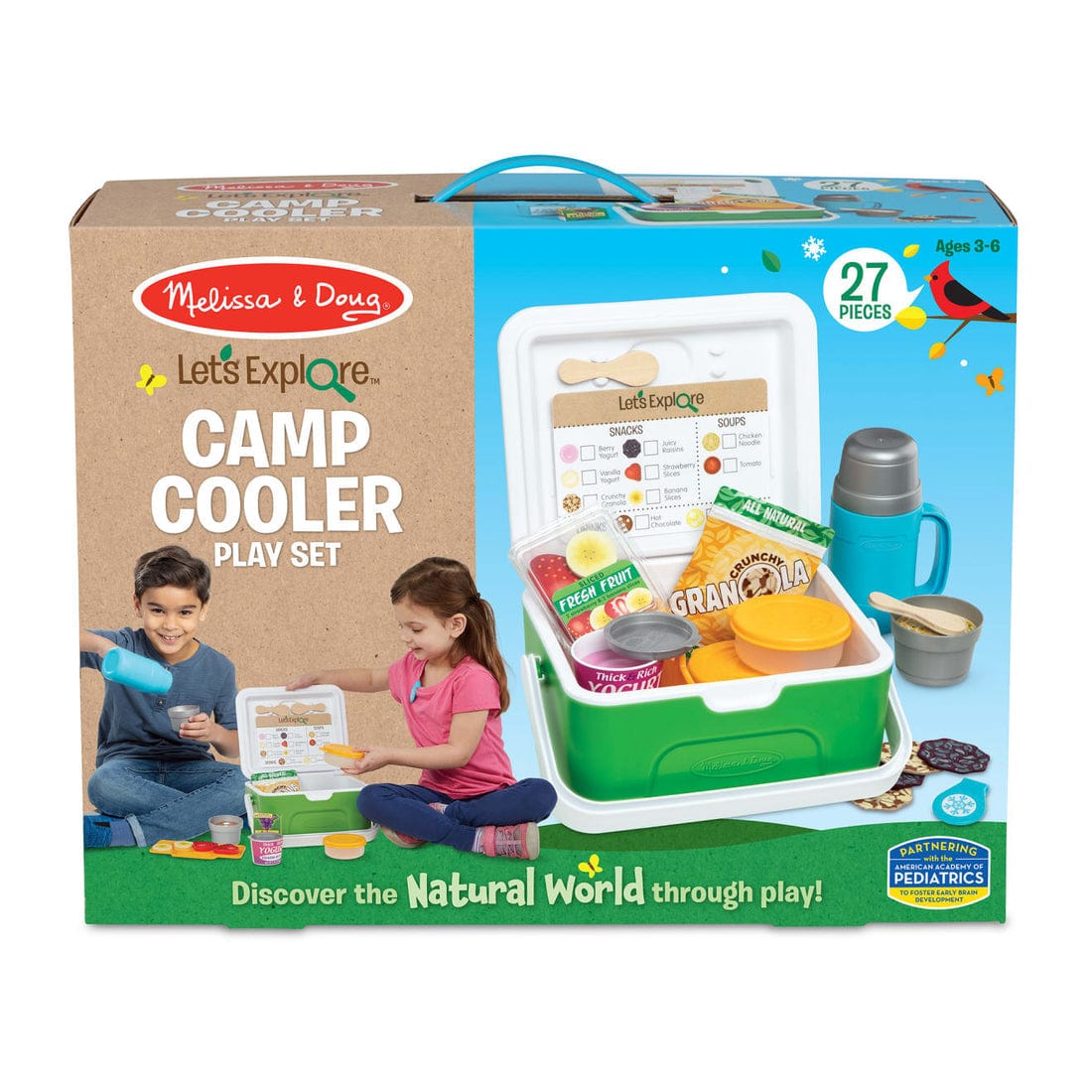 Melissa & Doug Let's Explore Camp Cooler Play Set