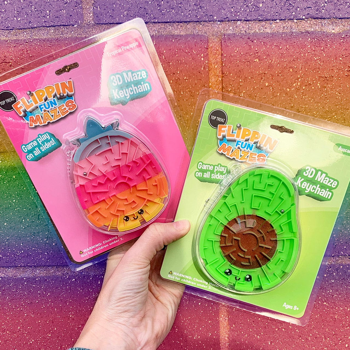 Top Trenz Top Trenz Flippin Fun Maze Keychain - Little Miss Muffin Children & Home