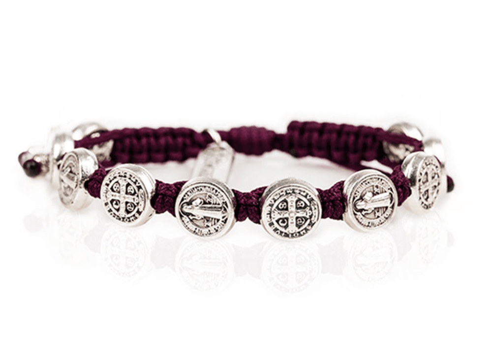 My Saint My Hero - My Saint My Hero Benedictine Blessing Bracelet with Silver Medals - Little Miss Muffin Children & Home