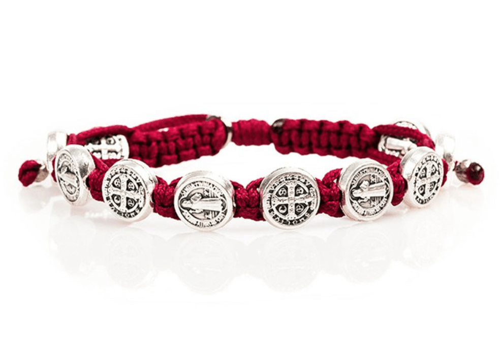 My Saint My Hero - My Saint My Hero Benedictine Blessing Bracelet with Silver Medals - Little Miss Muffin Children & Home