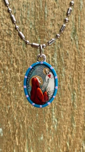 Saints for Sinners Saints for Sinners St. Michael the Archangel Hand Painted Medallion - Little Miss Muffin Children & Home