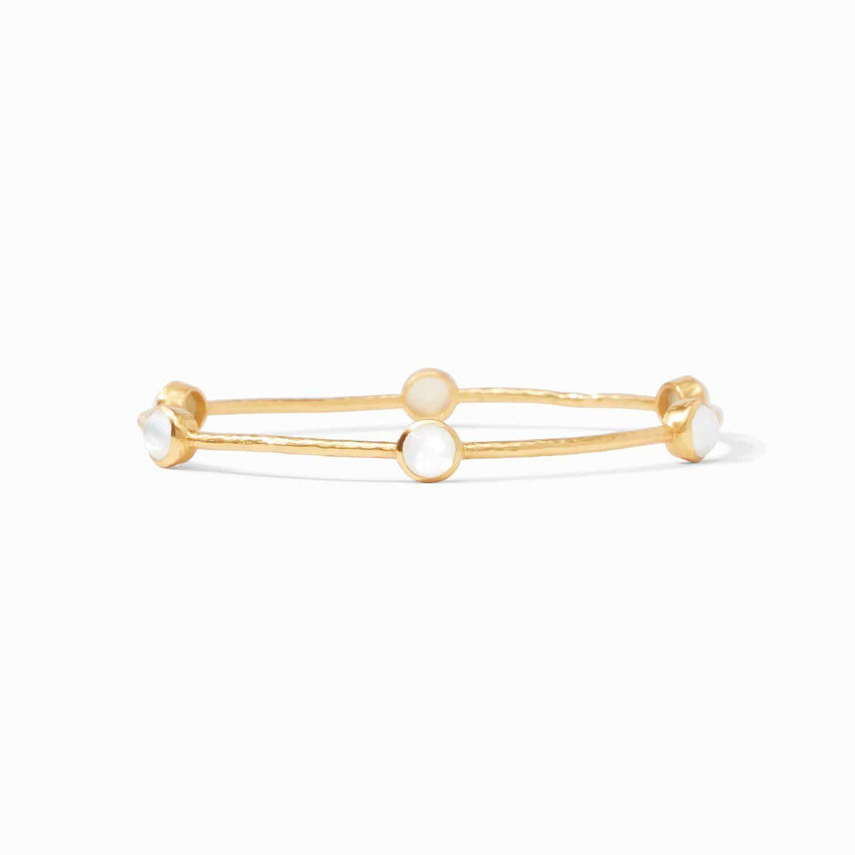 Julie Vos - Julie Vos Milano Luxe Bangle with Iridescent Clear Crystal Stones - Little Miss Muffin Children & Home