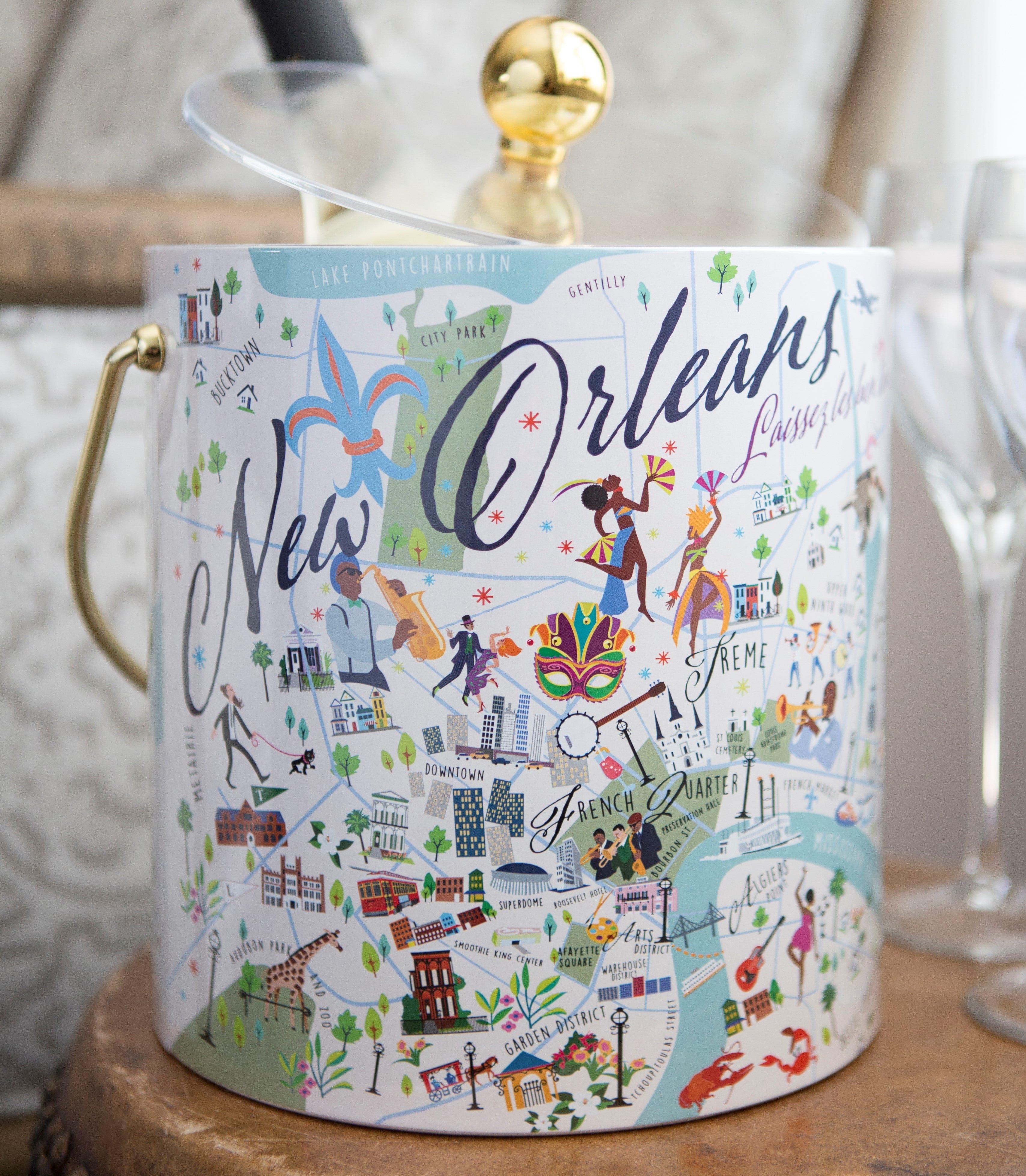Galleyware Galleyware New Orleans Ice Bucket - Little Miss Muffin Children & Home