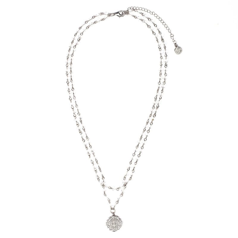 My Saint My Hero My Saint My Hero Brilliance Layer Of Light Necklace Silver - Little Miss Muffin Children & Home