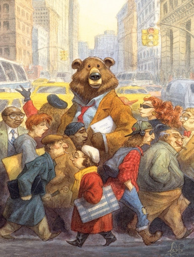 NYP - New York Puzzle Company New York Puzzle Company City Bear - Little Miss Muffin Children & Home