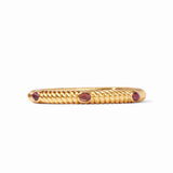 Julie Vos - Julie Vos Olympia Hinge Bangle with Iridescent Bordeaux Stones - Little Miss Muffin Children & Home