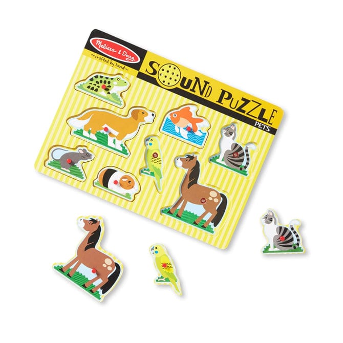 Melissa & Doug Melissa & Doug Pets Sound Puzzle (8 pcs) - Little Miss Muffin Children & Home