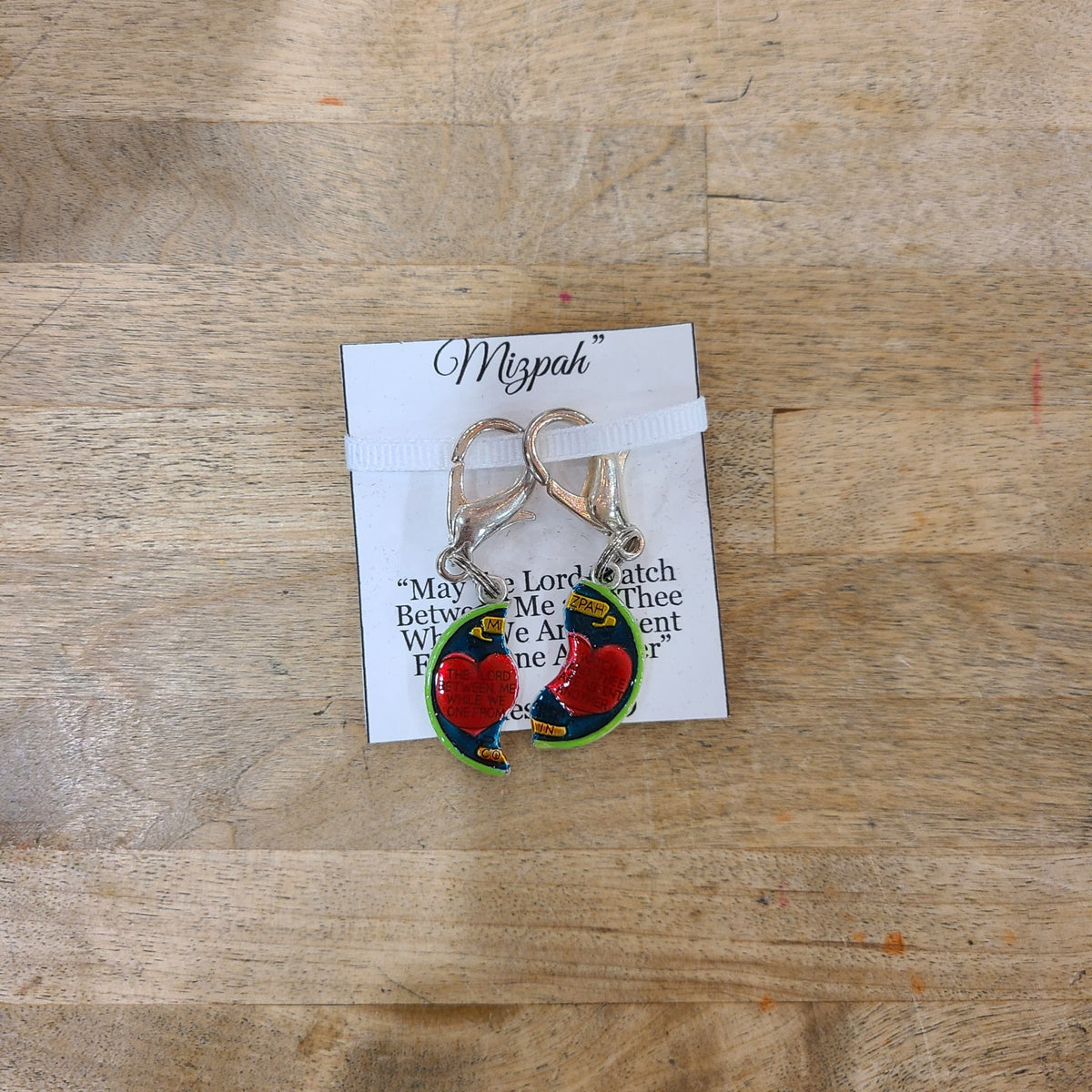 Saints For Sinners Saints For Sinners Mizpah Hand Painted Medal - Little Miss Muffin Children & Home