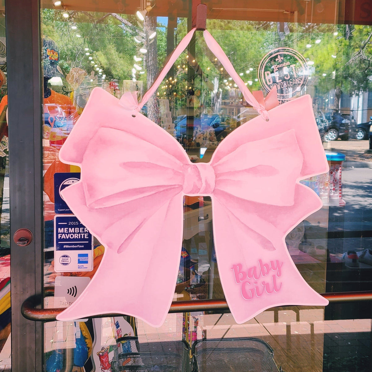 Lisa Devlin Designs Lisa Devlin Designs Baby Ribbons Door Hangers - Little Miss Muffin Children & Home