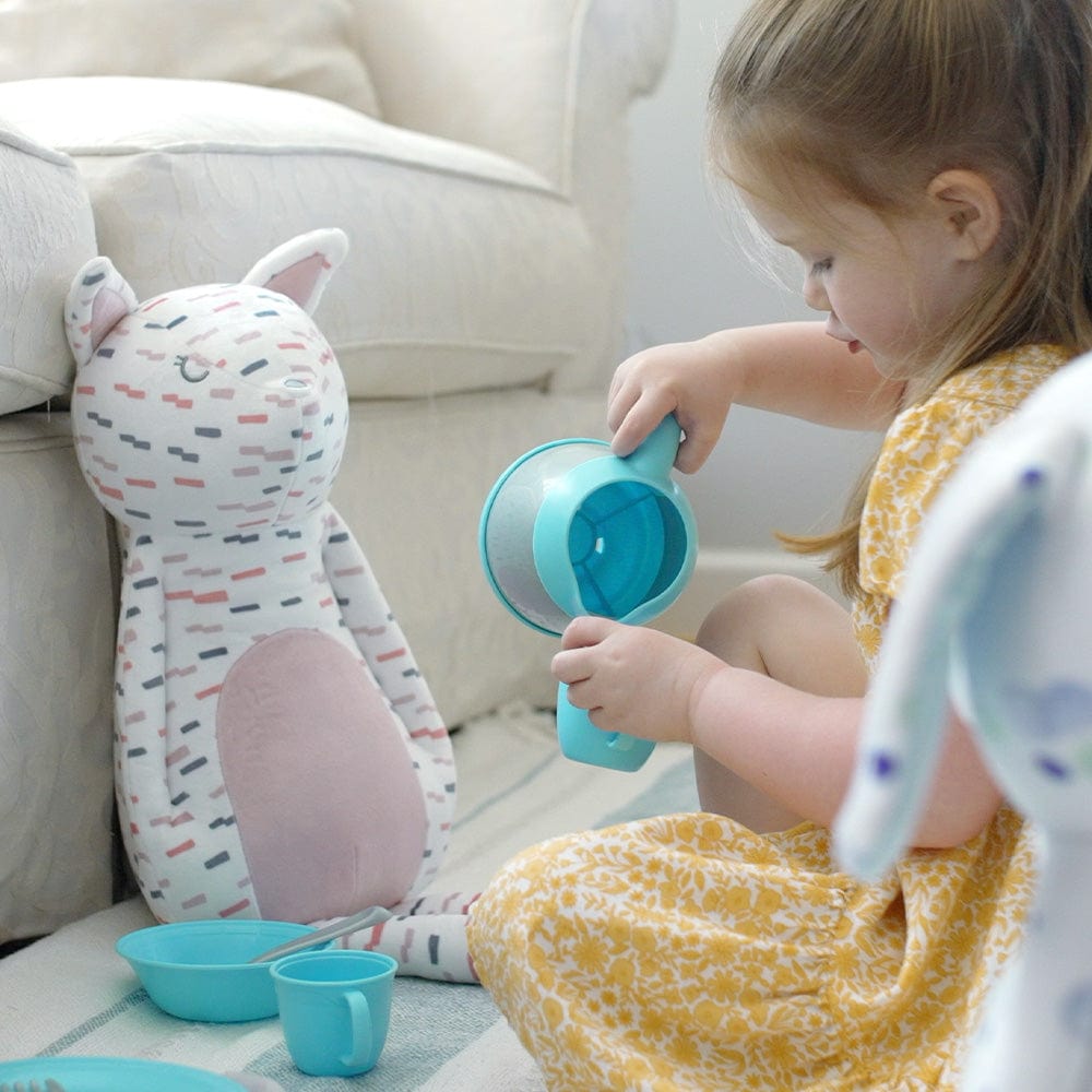 PLL - Goosewaddle + Pello Goosewaddle + Pello Super Soft Plush Kitty - Rose - Little Miss Muffin Children & Home