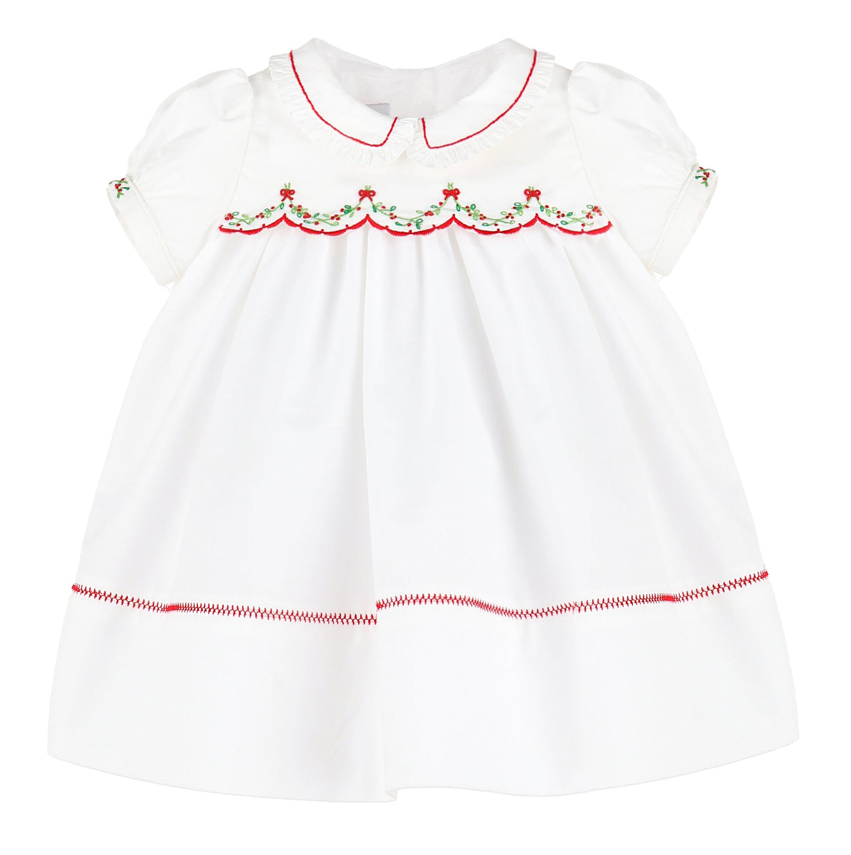 C&A - Casero & Associates Casero & Associates Merrymaker Scallop Dress - Little Miss Muffin Children & Home