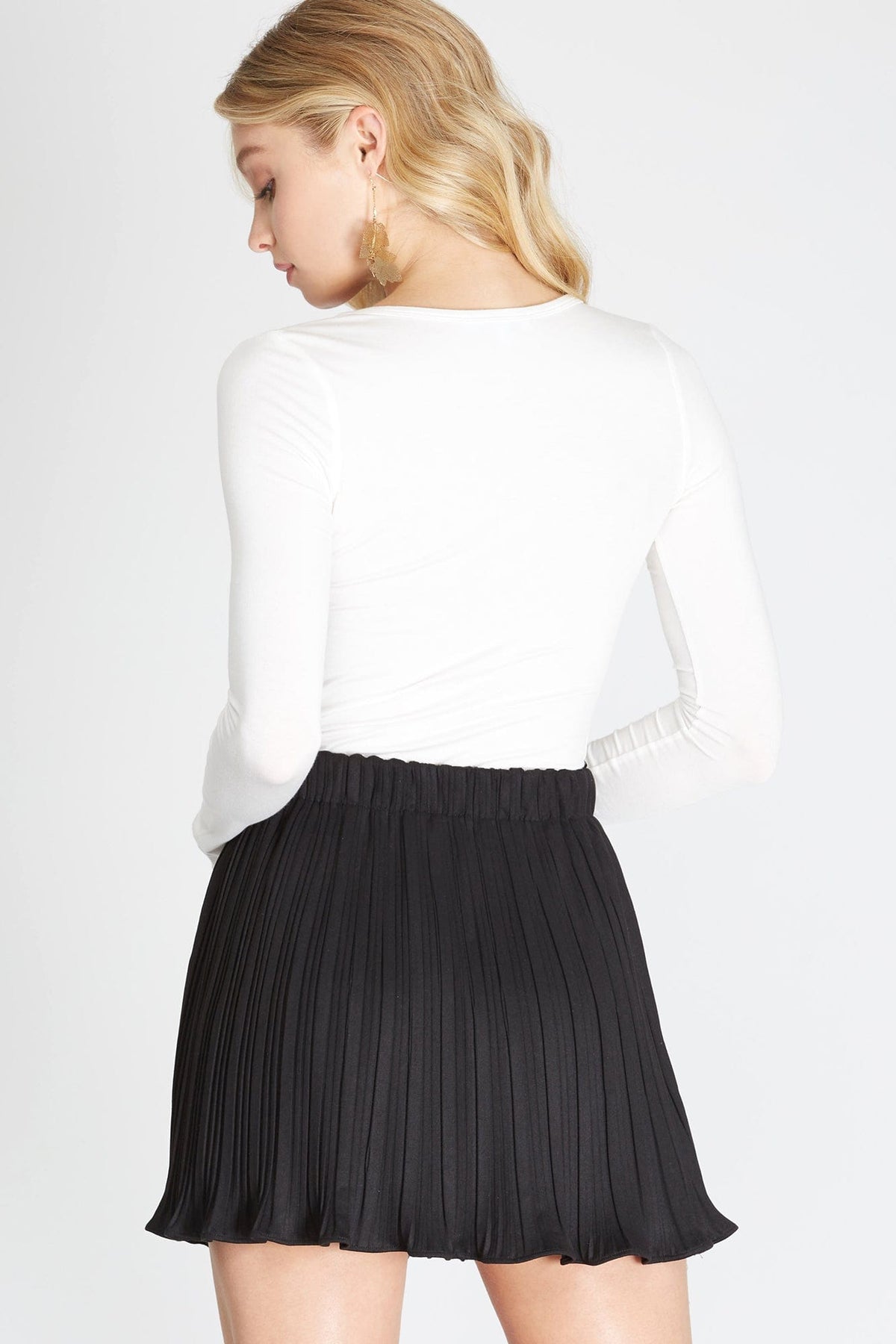 She & Sky She & Sky Pleated Suede Skirt - Little Miss Muffin Children & Home