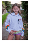 Stoopher & Boots - Stoopher & Boots Rainbow Love Hoodie - Little Miss Muffin Children & Home