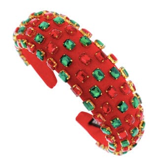 Golden Lily Golden Lily Christmas Rhinestone Headband - Little Miss Muffin Children & Home