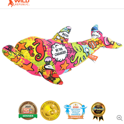 Wild Republic Wild Republic Message From the Planet Dolphin - Little Miss Muffin Children & Home