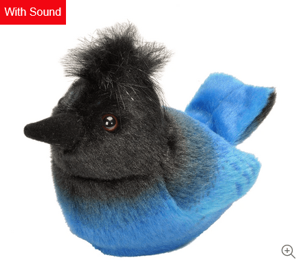 Wild Republic Audubon II Steller Jay Plush