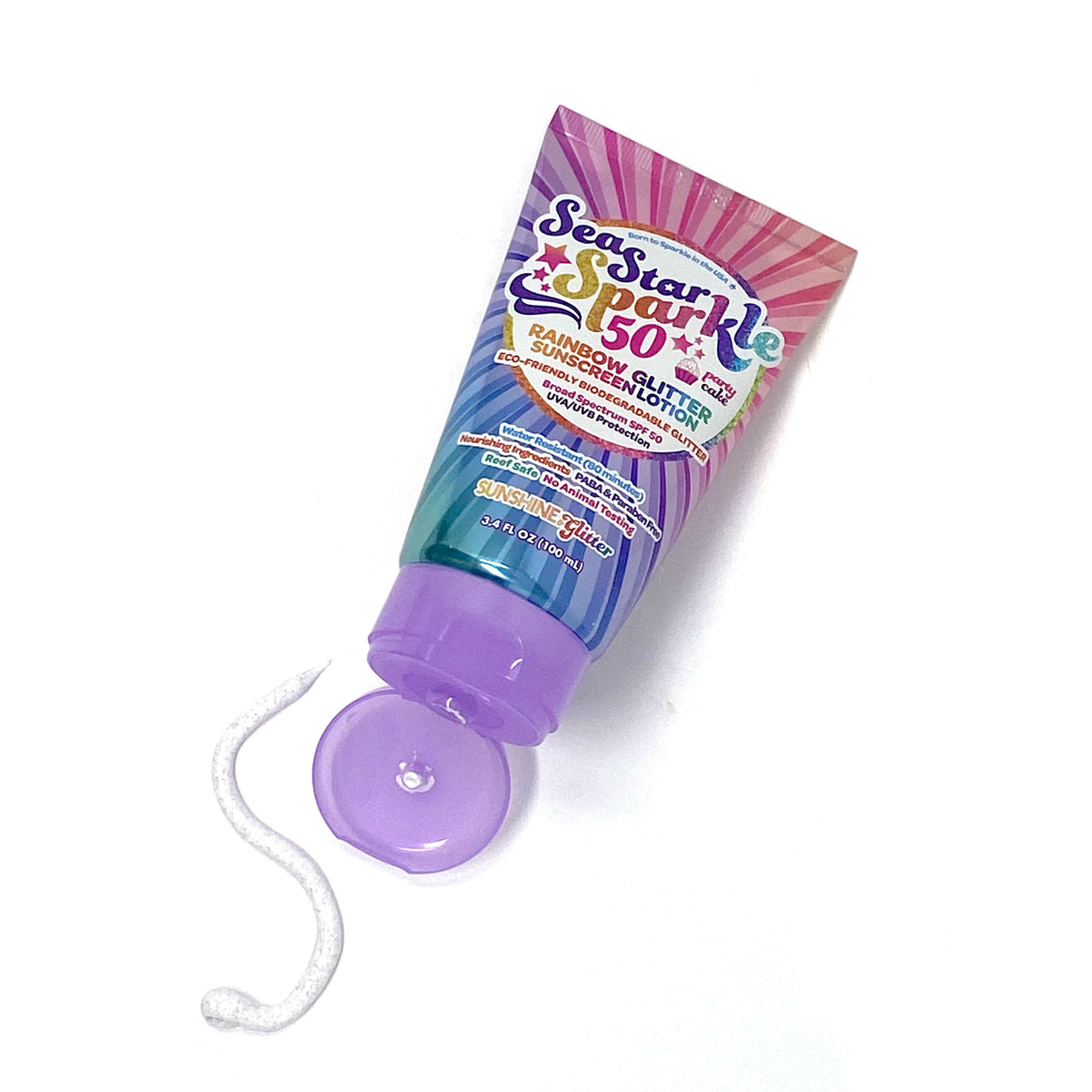 Sunshine & Glitter Sea Star Sparkle Spf 50+ Sun Lotion - Little Miss Muffin Children & Home