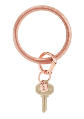 O-Venture - Oventure - Metallic Leather Key Ring - Little Miss Muffin Children & Home