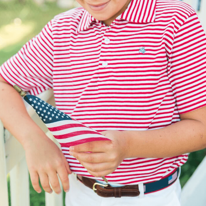Bailey Boys Bailey Boys Buddy Belt in American Flag - Little Miss Muffin Children & Home