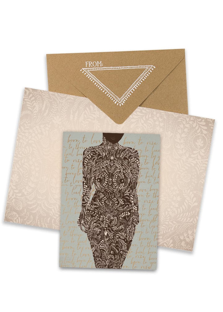 Papaya Papaya Living Woman Greeting Card - Little Miss Muffin Children & Home