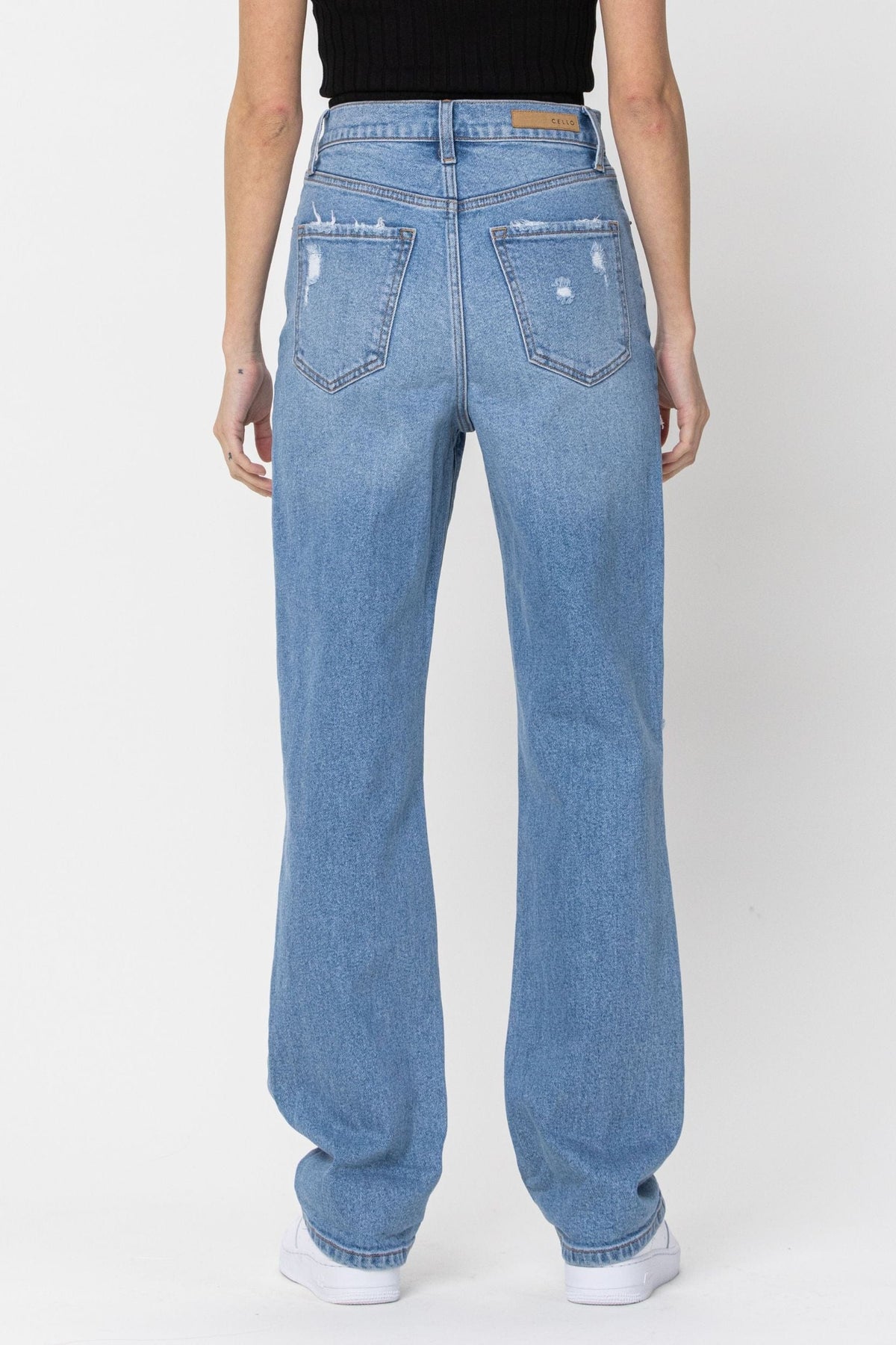 Cello Jeans Cello Jeans WV17933RS-LTD Super High Rise Destroy Dad Jean - Little Miss Muffin Children & Home