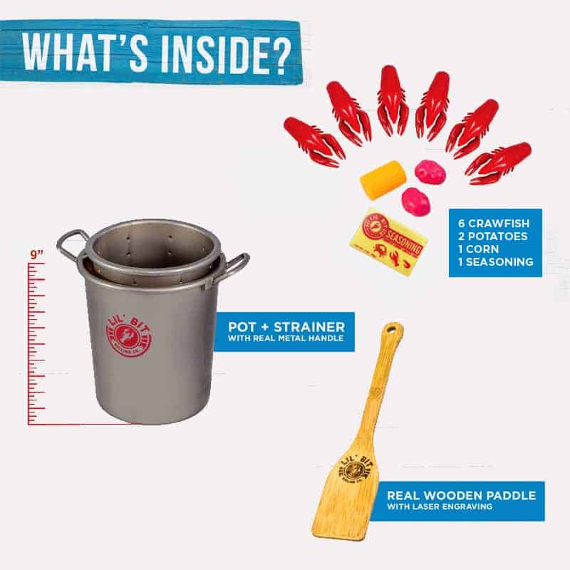 Lil' Bit Boiling Co. Lil’ Bit Crawfish Boil Set - Little Miss Muffin Children & Home