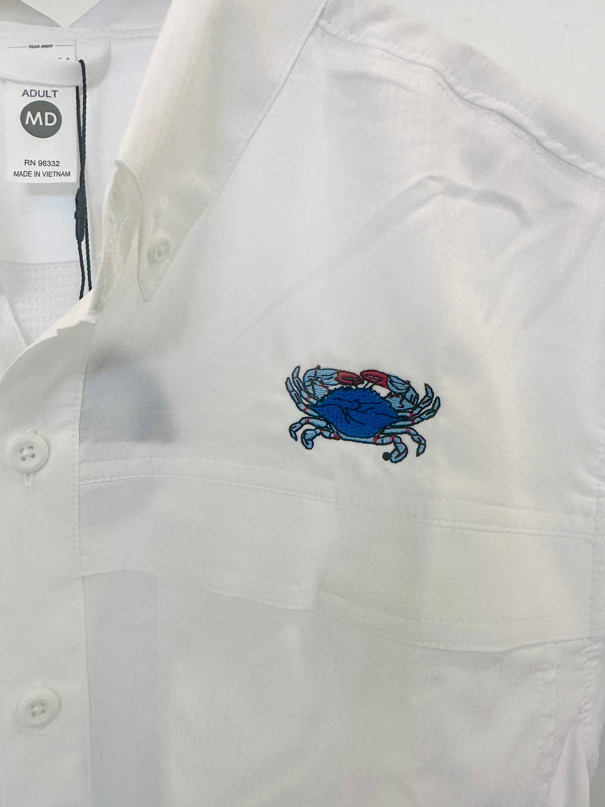 Whereable Art Whereable Art Blue Crab Fishing Shirt - Little Miss Muffin Children & Home