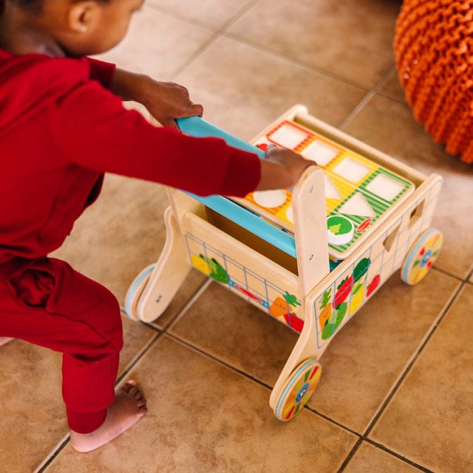 Melissa & Doug Melissa & Doug Wooden Shape Sorting Grocery Cart - Little Miss Muffin Children & Home