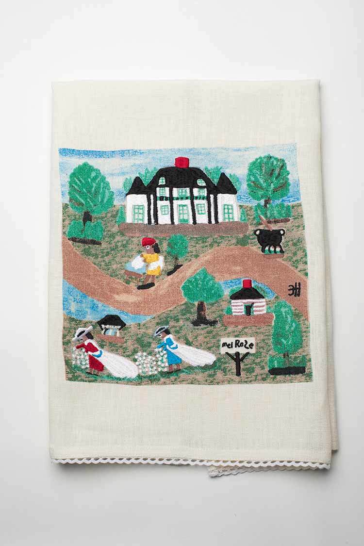 Clementine Hunter, Gitter Gallery - Clementine Hunter A Day At Melrose Plantation Tea Towel CH6300 - Little Miss Muffin Children & Home