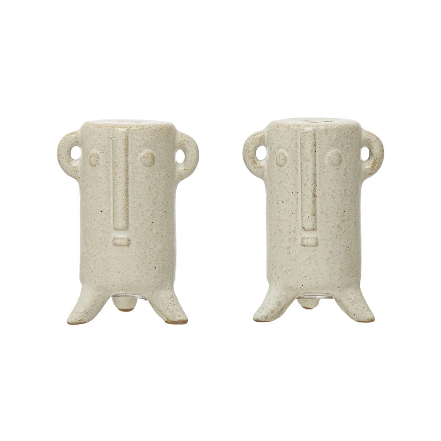 Bloomingville Bloomingville Stoneware Salt & Pepper Shaker Set - Little Miss Muffin Children & Home