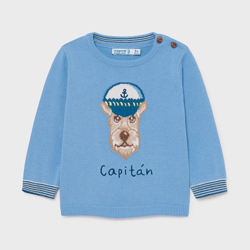 Mayoral Mayoral Applique Animal Sweater for Baby Boy - Little Miss Muffin Children & Home